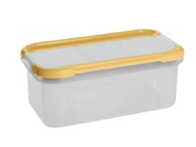 Емкость для сыпучих продуктов Modena прямоугольная 0,5л (бледно-желтый)